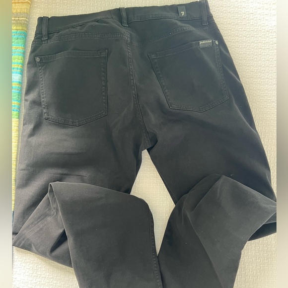 7 for all mankind men’s black jeans size 33 - Picture 5 of 8